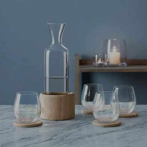 ARZARF sklenené poháre 2-dielna súprava pohárov z krištáľového skla 12oz farebné sklo káva whisky víno nápojové sklo bezolovnaté sklo sada pohárov na pitie