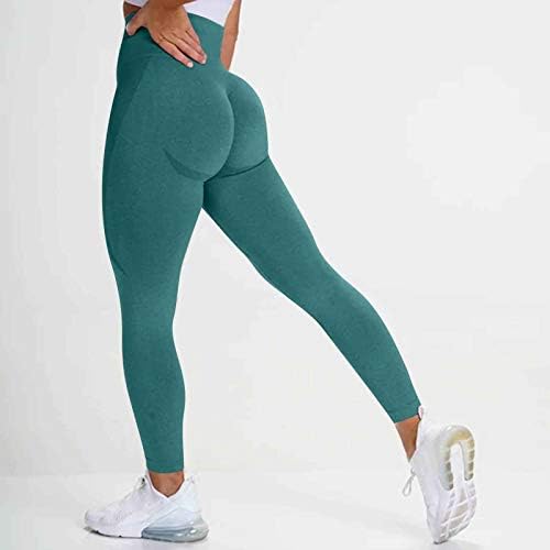 Nohavice na jogu Vysoký pás s vreckami bezšvové legíny na cvičenie na zdvíhanie zadku pre ženy nohavice na jogu