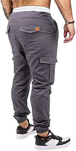 OUTSON pánske módne Joggers športové nohavice ležérne Bavlnené nákladné nohavice Gym tepláky Nohavice pánske