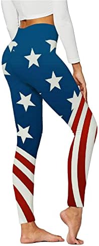 Americká vlajka vlastenecké Legíny Dámske vlastenecké & nbsp; Americké & nbsp; vlajkové Jogger nohavice pohodlné