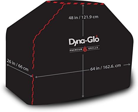 Dyna-Glo Dg600c Premium kryt grilu pre 64 Grily, čierny