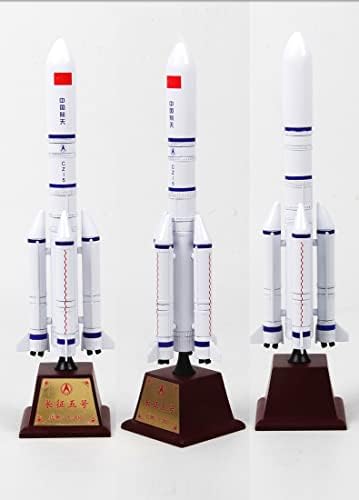 Natefemin Alloy + ABS plast Long March 5 Rocket Model 1: 300 Model Simulácia Fighter Science výstava Model zobraziť