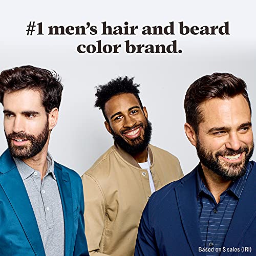Just For Men Mustache & amp; Beard, farba na fúzy pre mužov s kefkou pre ľahkú aplikáciu, s biotínom Aloe a kokosovým