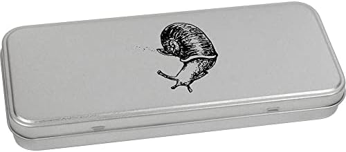 Azeeda 'Snail' Kovové Sklopné Písacie Potreby Cín / Úložný Box