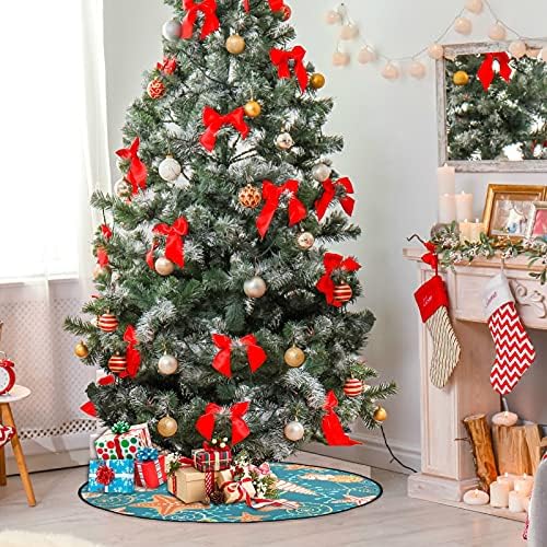 More vzor vianočný strom Mat vodotesný strom Stojan zásobník Mat koberec pod vianočný stromček Príslušenstvo