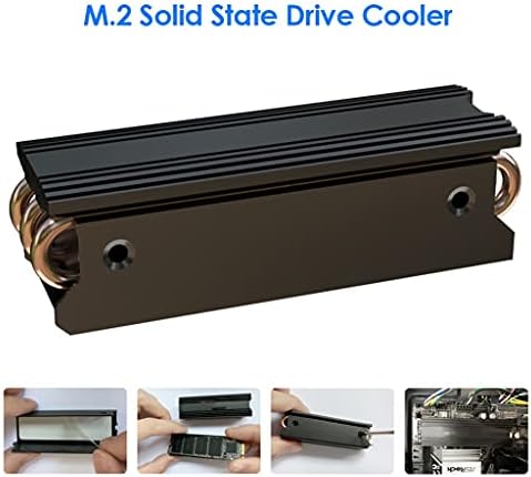 n / A M. 2 Solid State Drive chladič chladiča pre stolný počítač počítač z hliníkovej zliatiny medi 2280 SSD