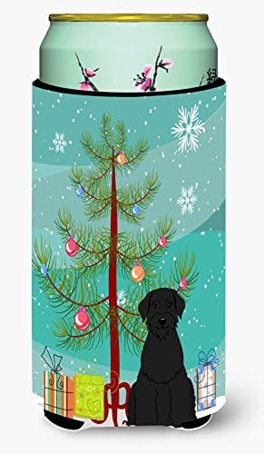 Caroline ' s Treasures BB4191TBC Merry Christmas Tree Giant Schnauzer Tall Boy Hugger, Can Cooler Sleeve Hugger