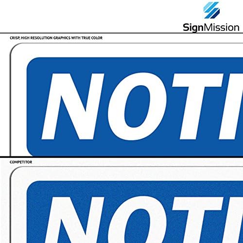 OSHA Notice Sign - iba pre obyvateľov bez vstupu / hliníkový nápis / Chráňte svoje podnikanie | stavenisko, sklad