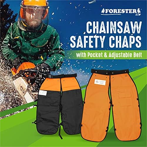 Forester Chainsaw Chaps pre mužov-Zástera štýl, Nastaviteľný pás - reťazové píly Chaps pre mužov